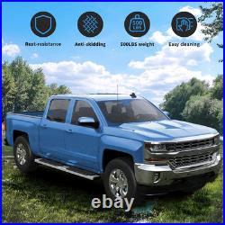 6 Inches Running Boards Side Steps Nerf Bar Compatible for 2019-2024 Chevy Silve