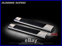 6 OE Aluminum Silver Side Step Running Boards 07+ Silverado/Sierra Standard Cab