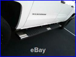 6 OE Style Chrome Side Step Running Boards For 2019+ Silverado Sierra Crew Cab