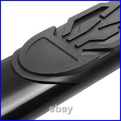 6 (OVAL TUBE) Side Step Nerf Bar Running Boards for 99-14 Sierra GMT Crew Cab