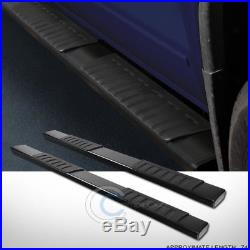 6 Oe Aluminum Blk Side Step Rail Running Boards 15-18 Colorado/canyon Crew Cab