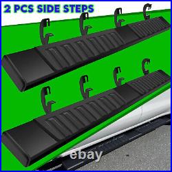 6 Running Board H For 15-25 Colorado/GMC Canyon Crew Cab BLK Side Step Nerf Bar