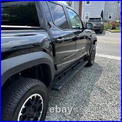 6 Running Board H For 15-25 Colorado/GMC Canyon Crew Cab BLK Side Step Nerf Bar