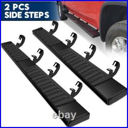 6 Running Board H For 15-26 Colorado/GMC Canyon Crew Cab BLK Side Step Nerf Bar