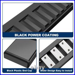 6 Running Board H For 15-26 Colorado/GMC Canyon Crew Cab BLK Side Step Nerf Bar