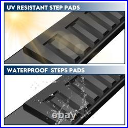 6 Running Board H For 15-26 Colorado/GMC Canyon Crew Cab BLK Side Step Nerf Bar