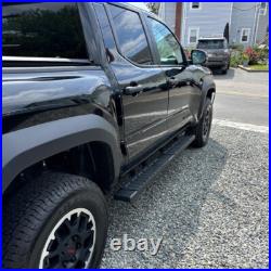 6 Running Board H For 15-26 Colorado/GMC Canyon Crew Cab BLK Side Step Nerf Bar