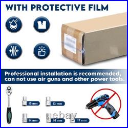 6 Running Board H For 15-26 Colorado/GMC Canyon Crew Cab BLK Side Step Nerf Bar