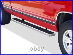 6 Running Board Side Step Polished For 88-98 Chevy GMC CK Pickup Extended Cab