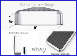 6 Running Board Side Step Polished For 88-98 Chevy GMC CK Pickup Extended Cab