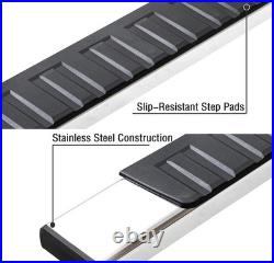 6 Running Boards Compatible with 07-18 Chevy Silverado/GMC Sierra 1500 Crew