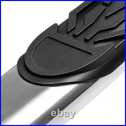 6 (SS OVAL TUBE) Side Step Nerf Bar Running Boards for 99-14 Sierra Crew Cab