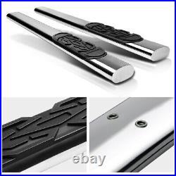 6 SS OVAL Tube Running Board Side Step Bar for 88-00 Chevy/GMC C/K Extended Cab