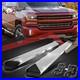 6 SS Pleated Nerf Step Bar Running Boards for 07-19 Silverado Sierra Crew Cab