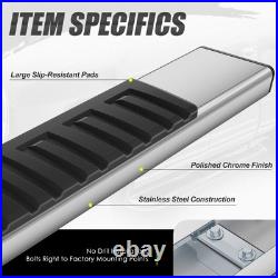 6 Step Bar Running Boards for Silverado Sierra Pickup Truck Regular Cab 19-25