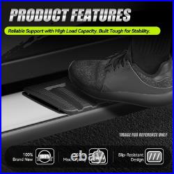 6 Step Bar Running Boards for Silverado Sierra Pickup Truck Regular Cab 19-25