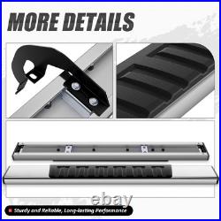 6 Step Bar Running Boards for Silverado Sierra Pickup Truck Regular Cab 19-25