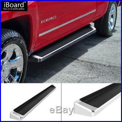 6 iBoard Running Boards Fit 01-07 Chevy Silverado/GMC Sierra Crew Cab