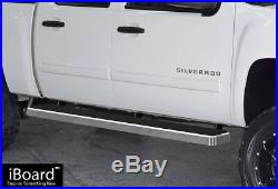 6 iBoard Running Boards Nerf Bars Fit 01-13 Chevy Silverado/GMC Sierra Crew Cab