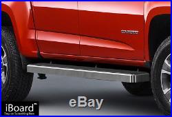 6 iBoard Running Boards Nerf Bars Fit 15-18 Chevy Colorado GMC Canyon Crew Cab
