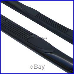 88-98 Chevy GMC C/K Extended Cab 2Dr Black SS Running Boards Side Step Nerf Bar