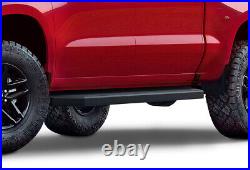 APS Black Running Boards Fit 19-24 Chevy Silverado GMC Sierra Crew Cab