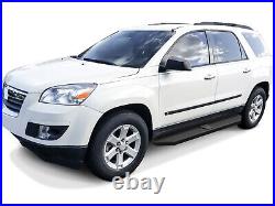 APS Black Running Boards Style Fit 07-17 Chevy Traverse Buick Enclave