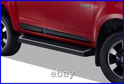 APS Black Running Boards Style Fit 15-25 Chevy Colorado GMC Canyon Crew Cab