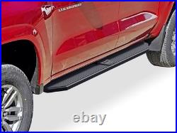 APS Black Running Boards Style Fit 15-26 Chevy Colorado GMC Canyon Crew Cab