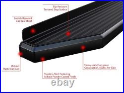 APS Black Running Boards Style Fit 15-26 Chevy Colorado GMC Canyon Crew Cab