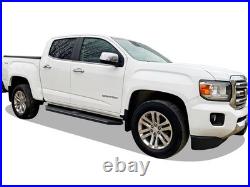 APS Black Running Boards Style Fit 15-26 Chevy Colorado GMC Canyon Crew Cab