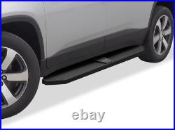 APS Black Running Boards Style Fit 18-23 Chevy Traverse