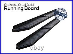APS Black Running Boards Style Fit 18-23 Chevy Traverse