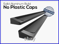 APS Black Running Boards Style Fit 19-25 Silverado Sierra Double Cab