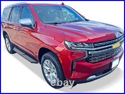 APS Black Running Boards Style Fit 21-25 Chevy Tahoe GMC Yukon