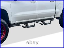 APS Power Running Boards Fit 22-24 Chevy Silverado GMC Sierra Crew Cab APS Power Running Boards Fit 22-24 Chevy Silverado GMC Sierra Crew Cab