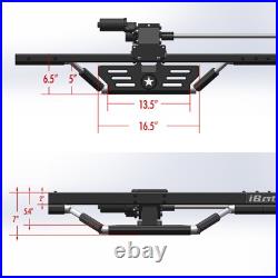 APS Power Running Boards Fit 22-24 Chevy Silverado GMC Sierra Crew Cab APS Power Running Boards Fit 22-24 Chevy Silverado GMC Sierra Crew Cab