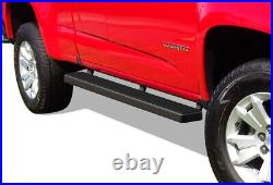 APS Running Boards 5-inch Black Fit 15-24 Chevy Colorado GMC Canyon Crew Cab