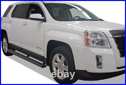 APS Running Boards 5 inches Matte Black Fit 10-17 Chevy Equinox GMC Terrain