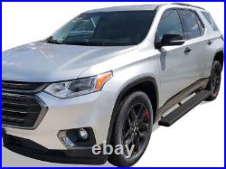 APS Running Boards 5 inches Matte Black Fit 18-23 Chevy Traverse