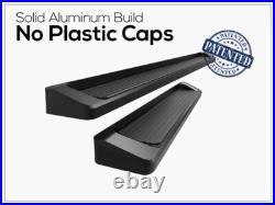 APS Running Boards 6 inches Matte Black Fit 03-25 Chevy Express GMC Savana