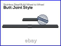 APS Running Boards 6 inches Matte Black Fit 03-26 Chevy Express GMC Savana