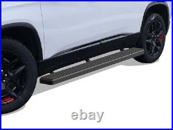 APS Running Boards 6 inches Matte Black Fit 18-24 Chevy Traverse