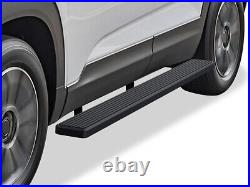 APS Running Boards 6 inches Matte Black Fit 21-24 Chevy Trailblazer