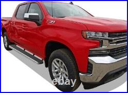 APS Running Boards 6in Fit 19-24 Chevy Silverado GMC Sierra Crew Cab