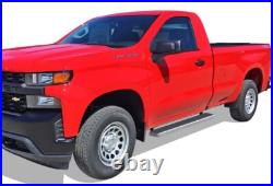APS Running Boards 6in Fit 19-25 Silverado Sierra Regular Cab