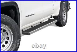APS Running Boards 6in Fit 19-26 Chevy Silverado GMC Sierra Crew Cab