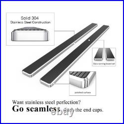 APS Running Boards 6in Fit 19-26 Chevy Silverado GMC Sierra Crew Cab