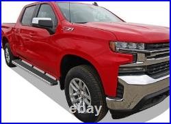 APS Running Boards 6in Fit 19-26 Chevy Silverado GMC Sierra Crew Cab