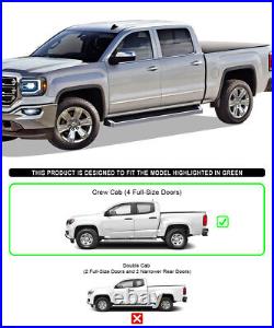 APS Running Boards Style Fit 15-24 Chevy Colorado GMC Canyon Crew Cab